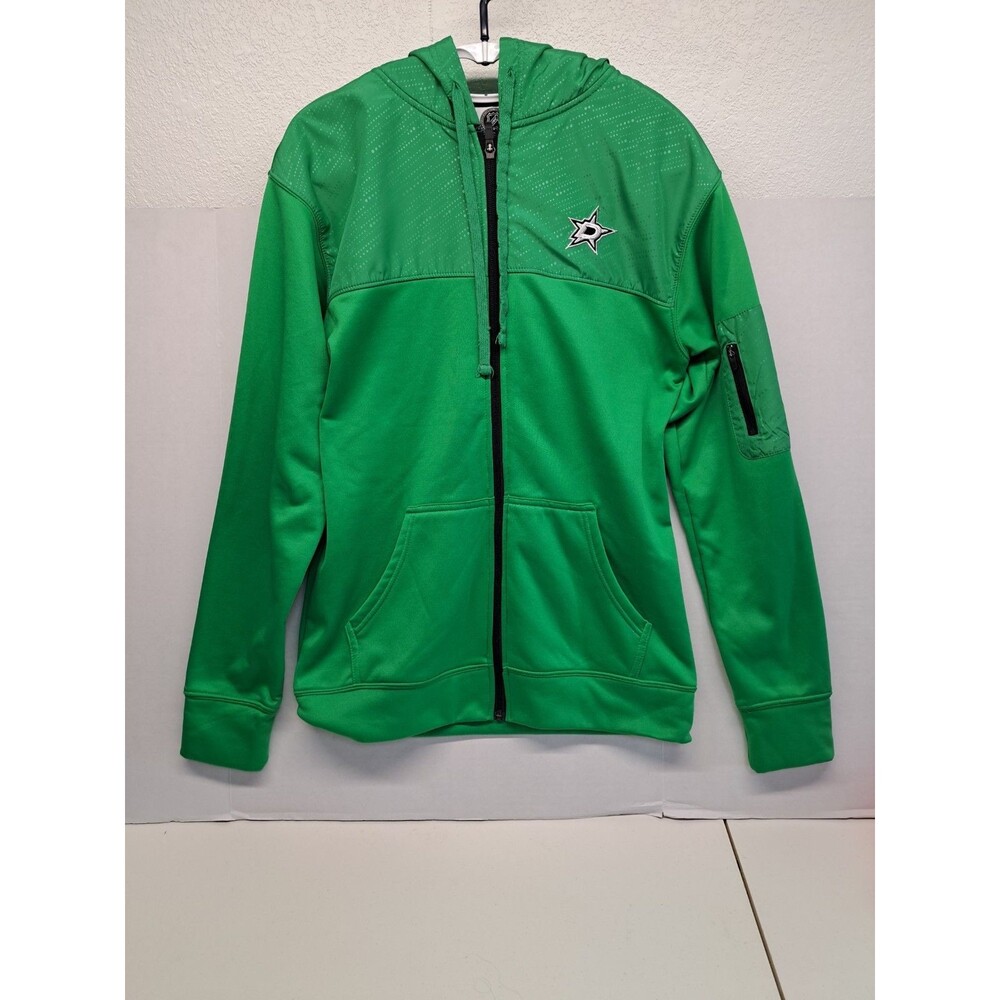 Dallas Stars NHL Official Men's Jacket Green Hooded S